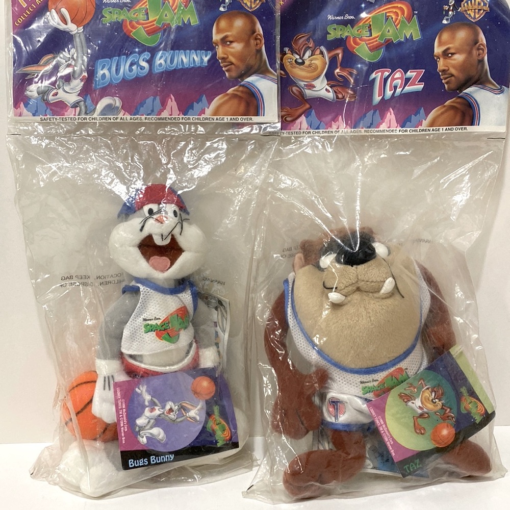 1996 SPACE JAM PLUSH TOYS